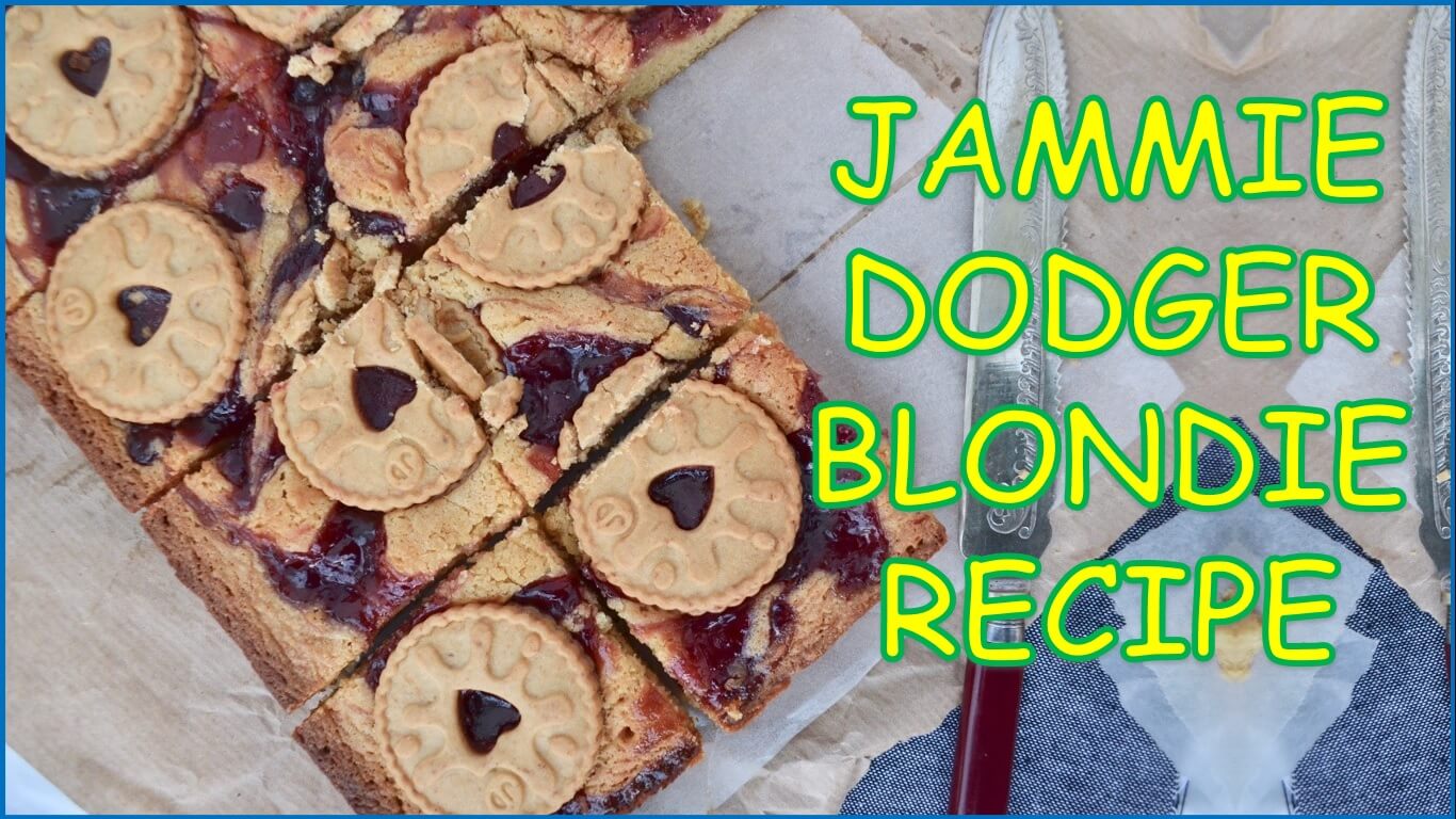 jammy dodger blondie recipe